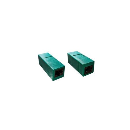 Cable Wholesale Cat6 Crossover Coupler, Green, RJ45 Female, Unshielded 30X8-33510
